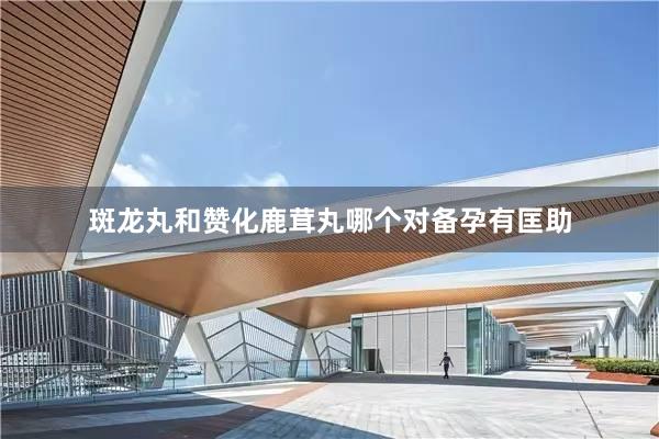 斑龙丸和赞化鹿茸丸哪个对备孕有匡助